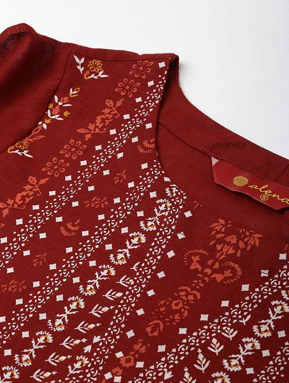 Floral Straight Kurta