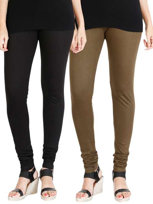 Buy online Oswal Black Woollen Legging 