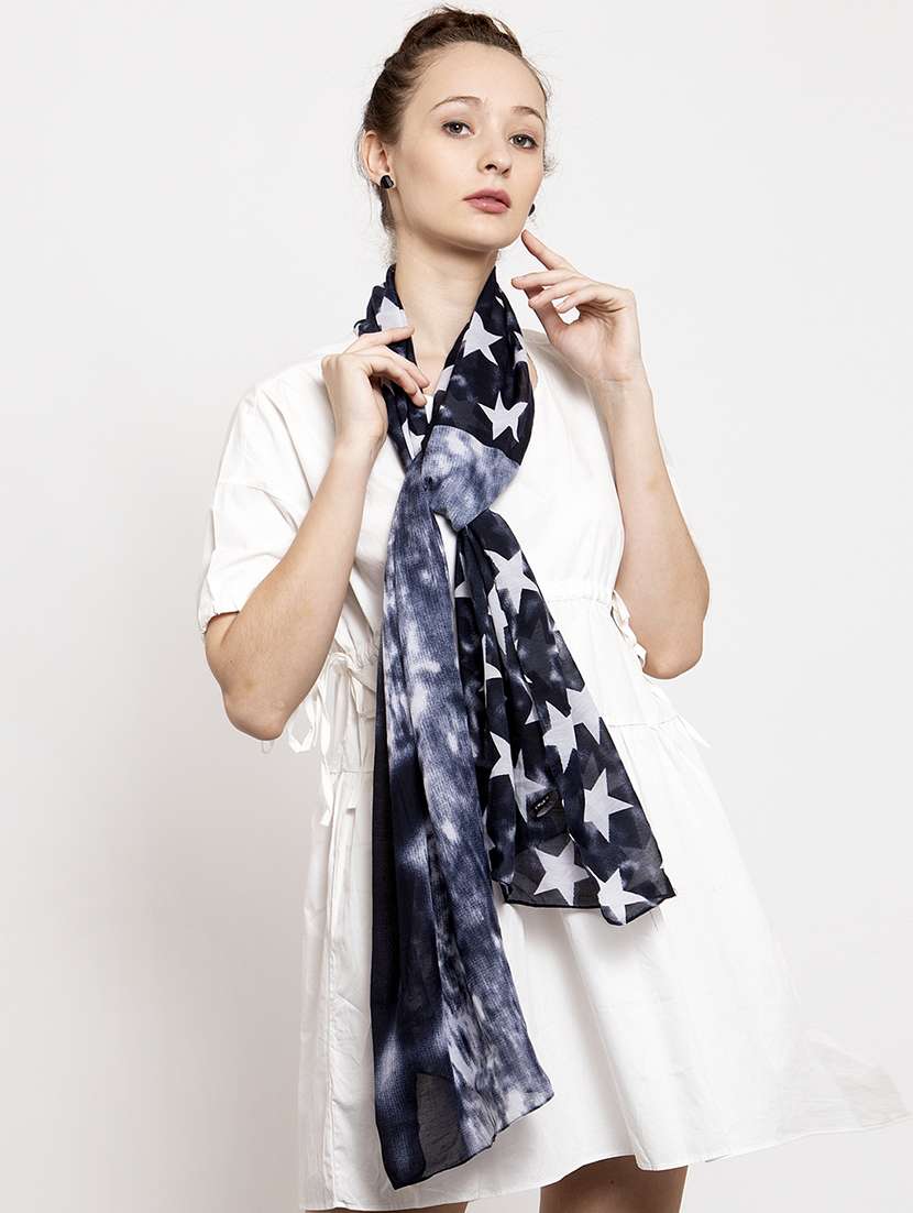 Multi Colored Polyester Stole