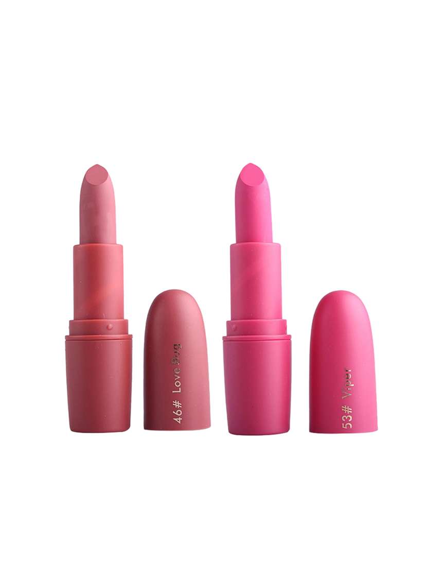 Miss Rose Pack Of 2 Matte Lipsticks(shade#46,53)