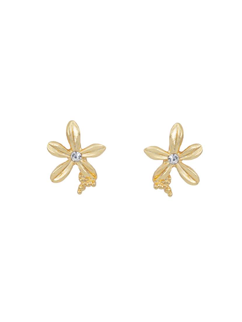 Gold Metal Studs Earring
