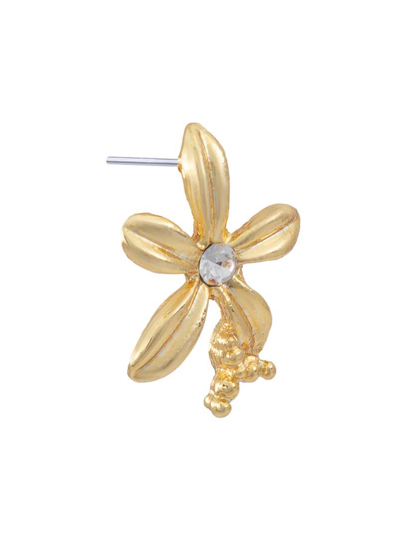 Gold Metal Studs Earring