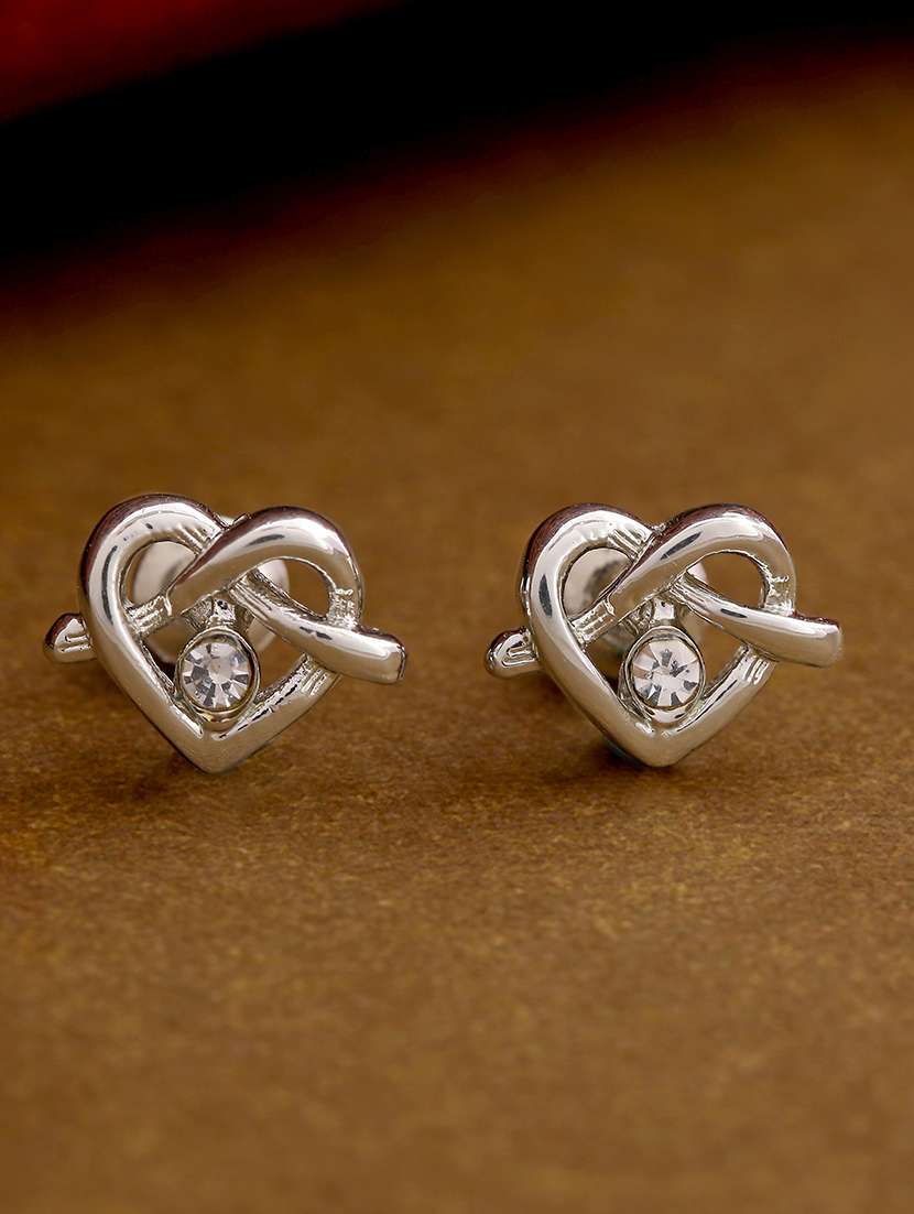 Silver Metal Studs Earring