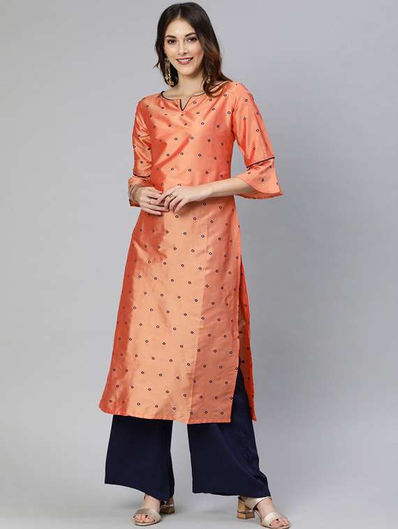 Embroidered Straight Kurta