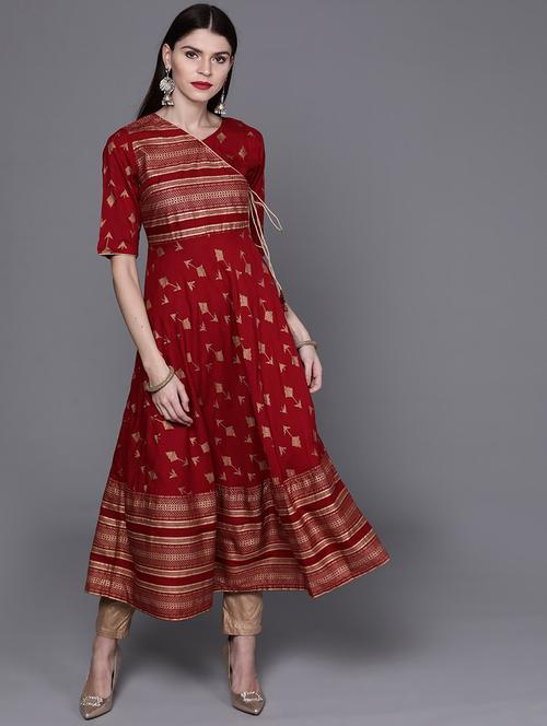 limeroad anarkali dress