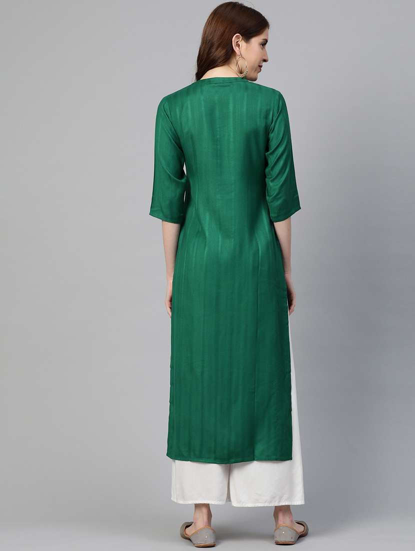 Solid Straight Kurta
