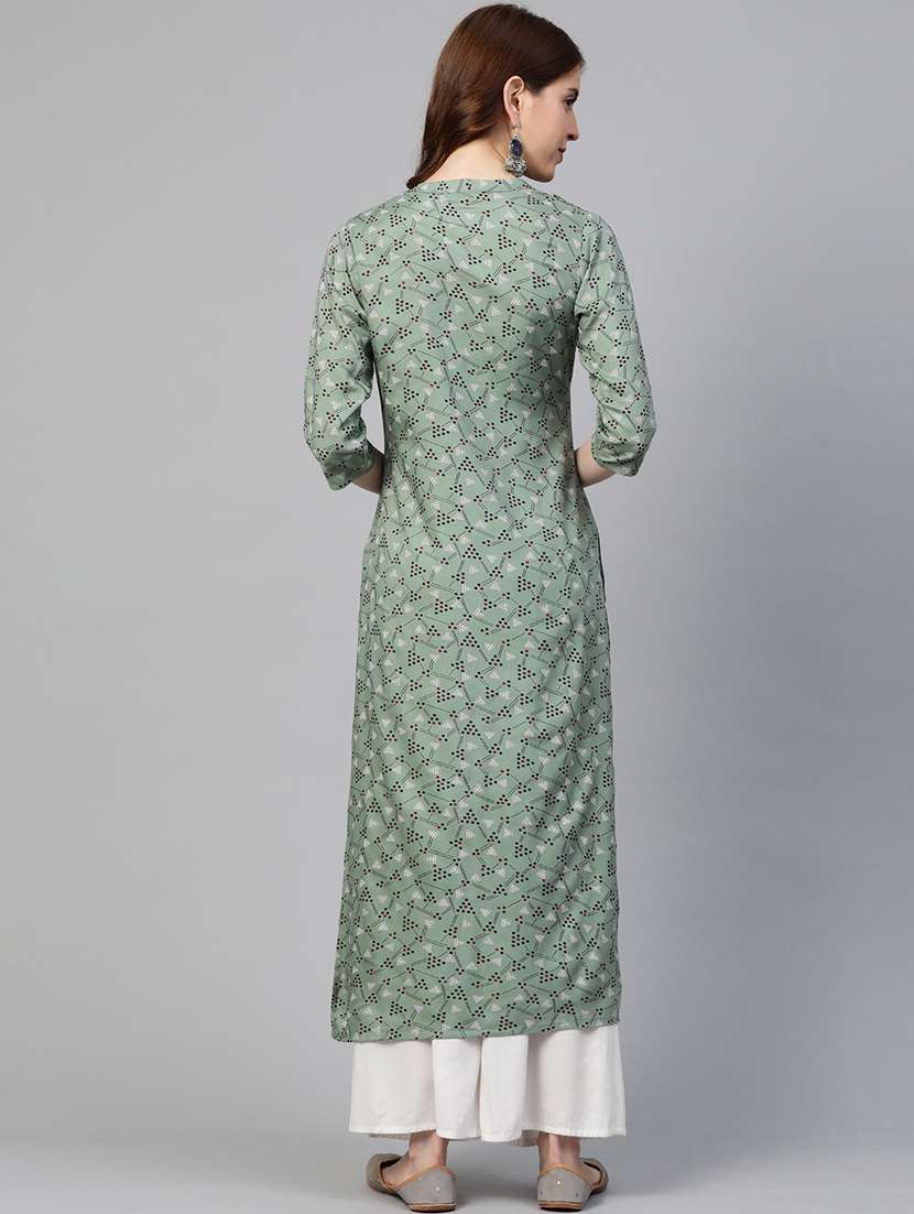 Abstract Straight Kurta