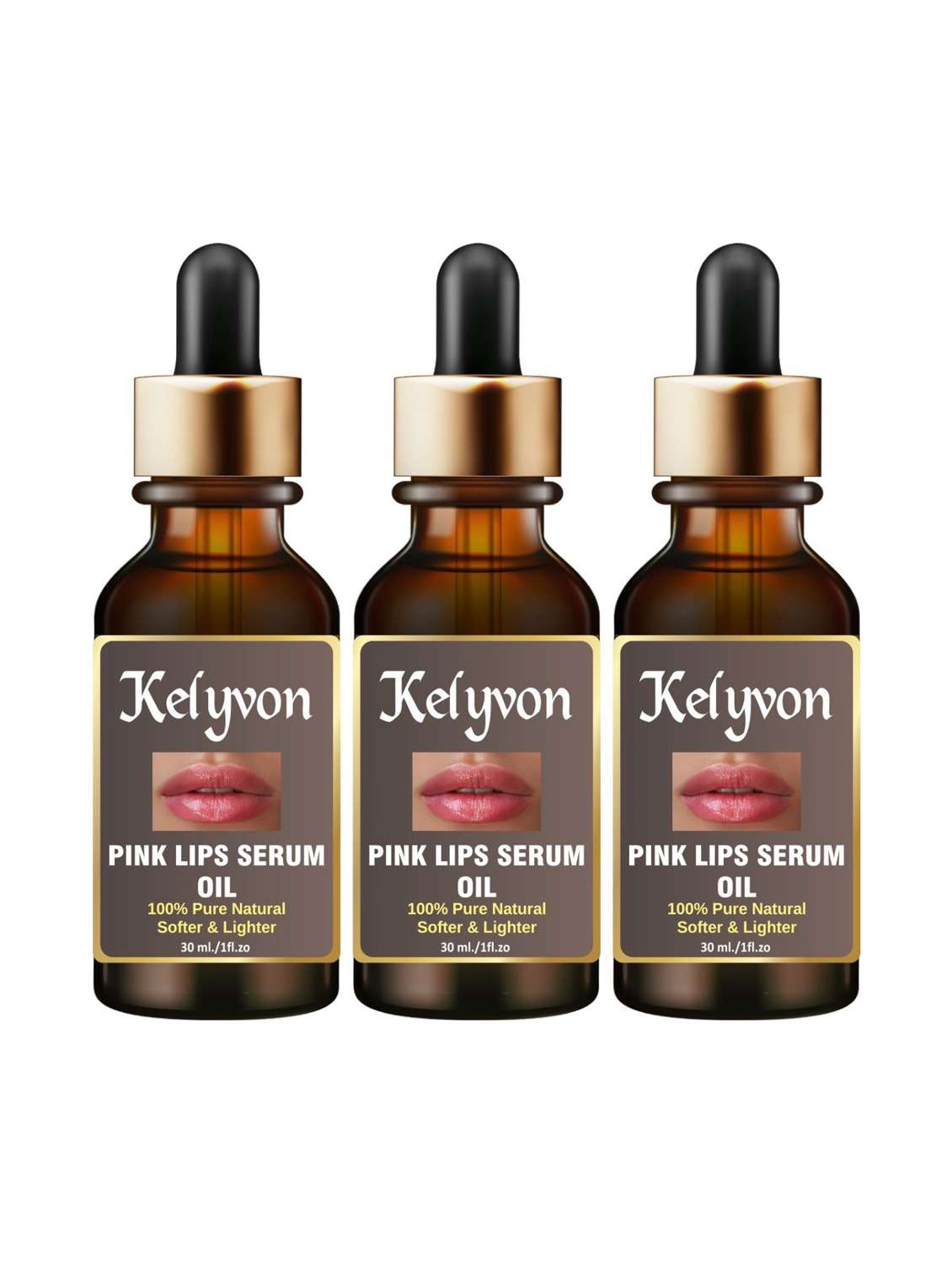 100% Pure  Lip Serum 90ml (Pack Of 3)