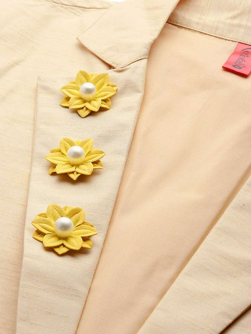 Lapel Neck Solid Blazer 
