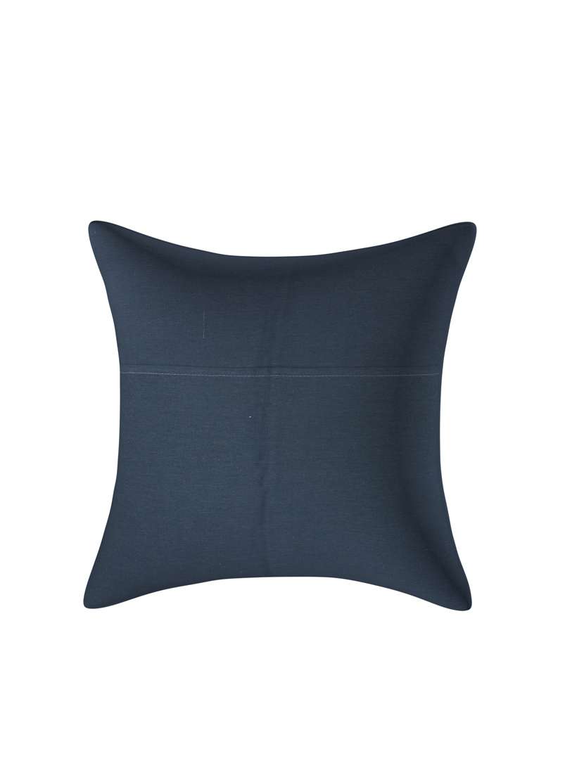 Indhome Life Pure Cotton 16x16 Inches Kantha Work Cushion Cover Set Of 3