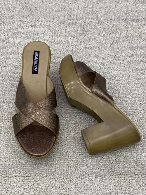 copper block heels