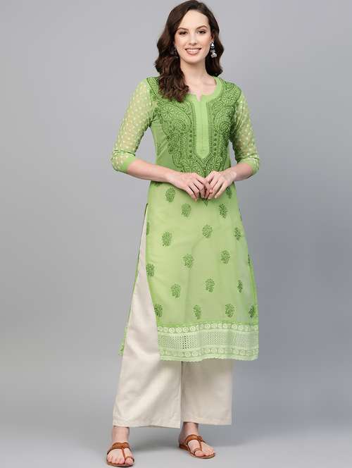 cheap chikankari kurtis