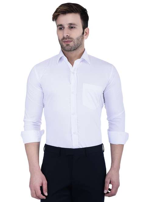 mens solids formal shirt - 17585809 -  Standard Image - 0