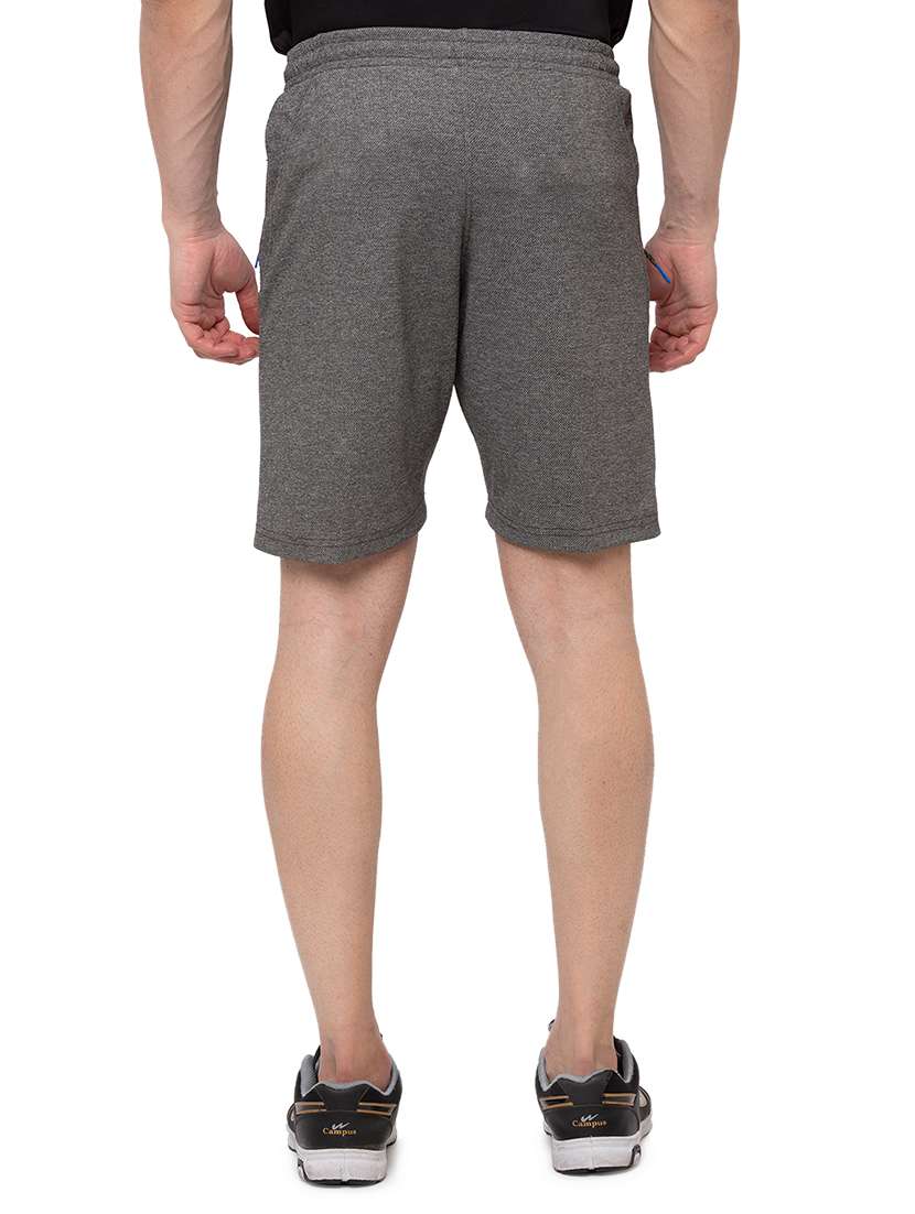 Buy online Grey Solid Shorts from 