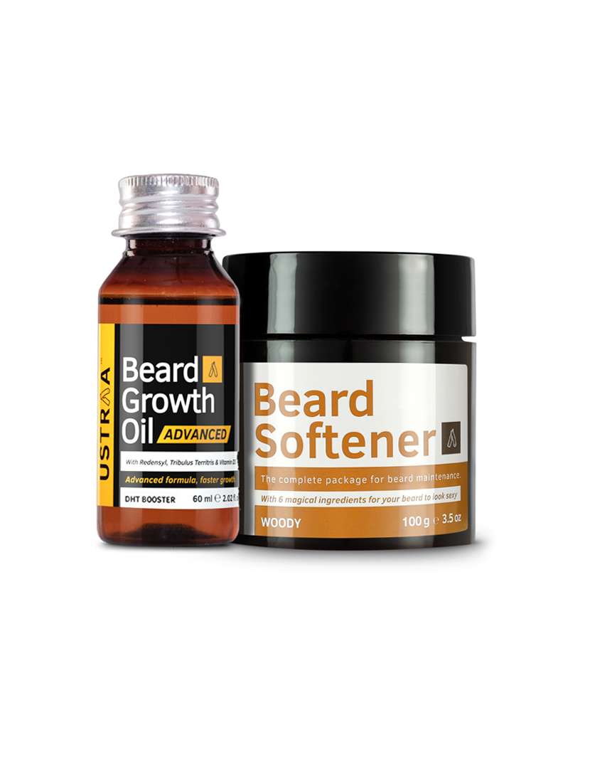Ustraa Beard Growth Oil Advanced And Beard Softener