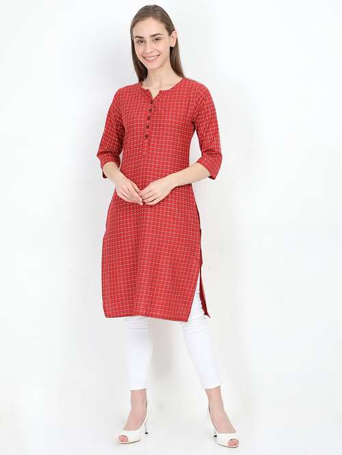 limeroad check kurtis