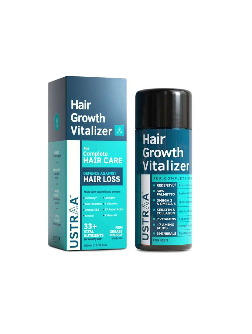 Ustraa Hair Growth Vitalizer And Hair Wax Matt Look