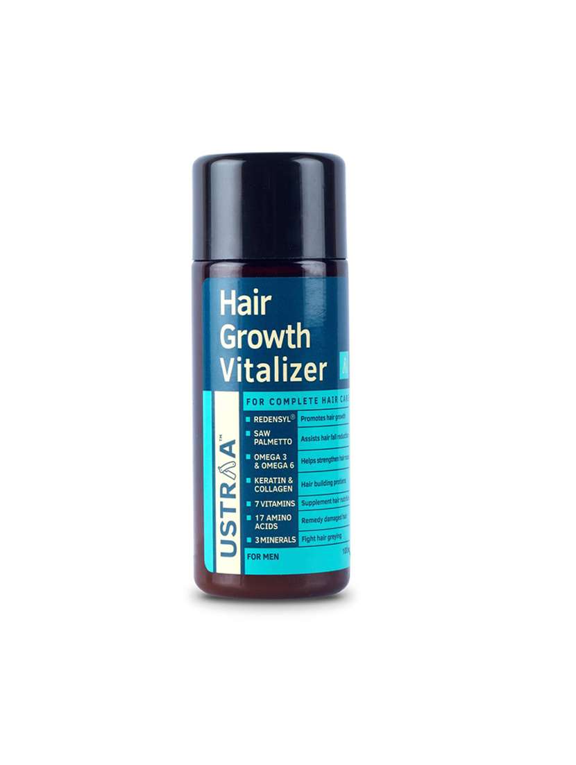 Ustraa Hair Growth Vitalizer And Hair Wax Wet Look