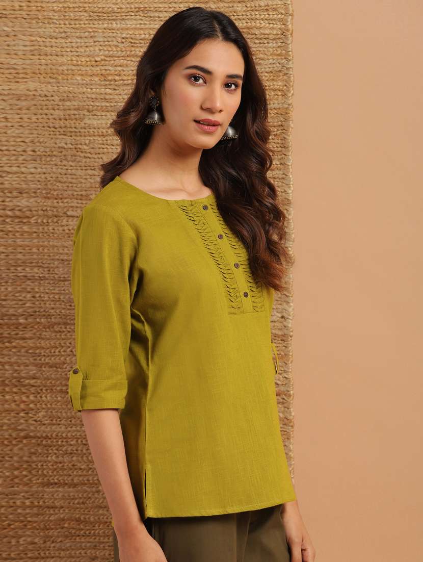 Women's A Line Round Neck Top