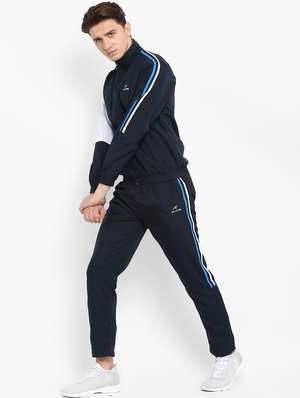 navy blue adidas suit