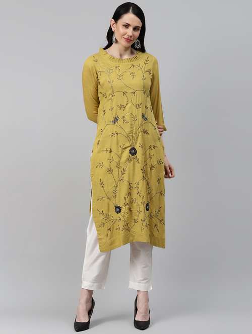 Gold Kurtas Buy Pakistani Kurtis For Women Stylish Kurtis Online In India