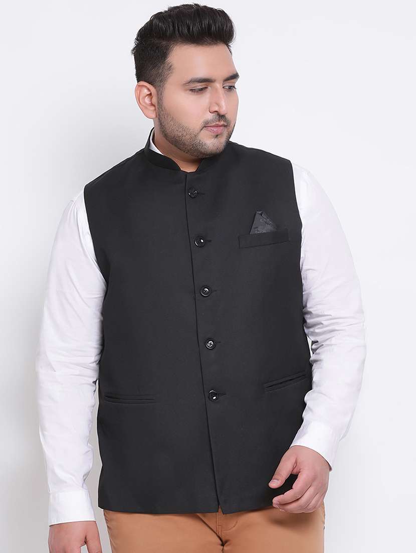 plus size nehru jacket