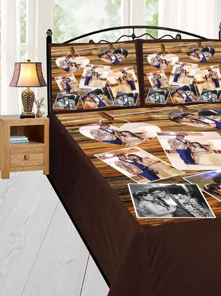 Buy online New Designs Added?? Customised Bedsheet Personalized from