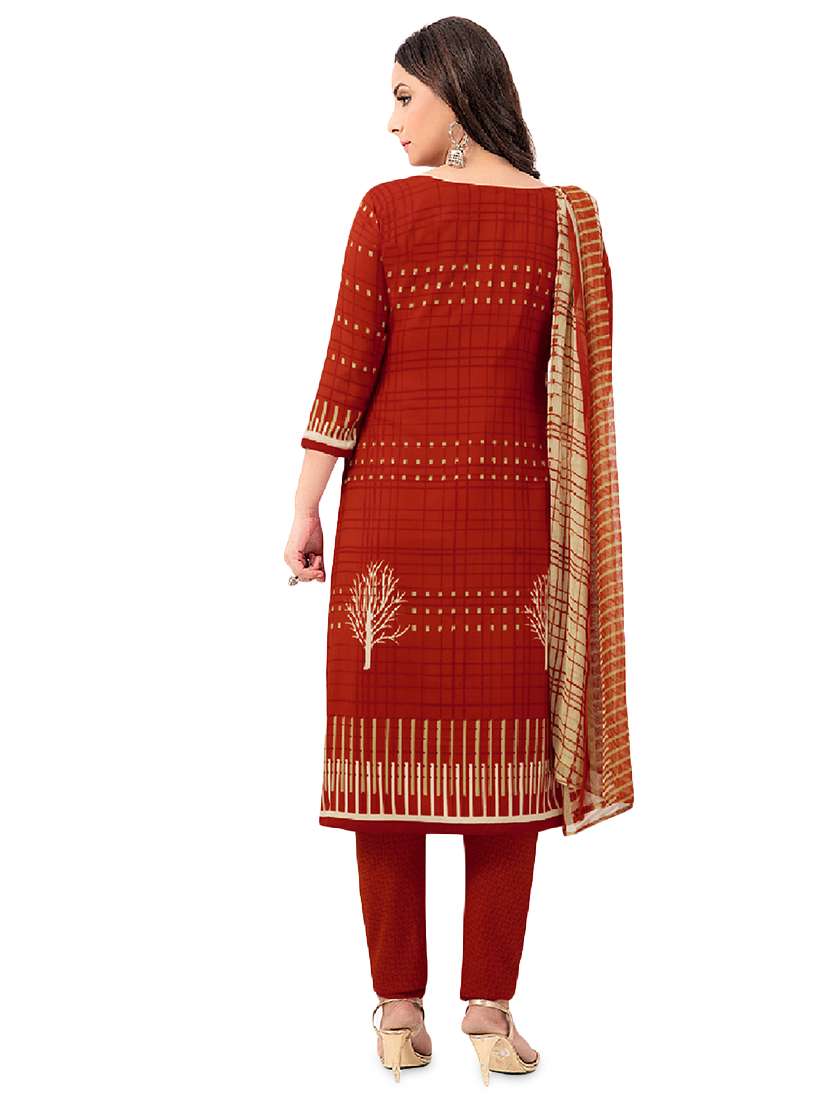 Printed Unstitched Suit