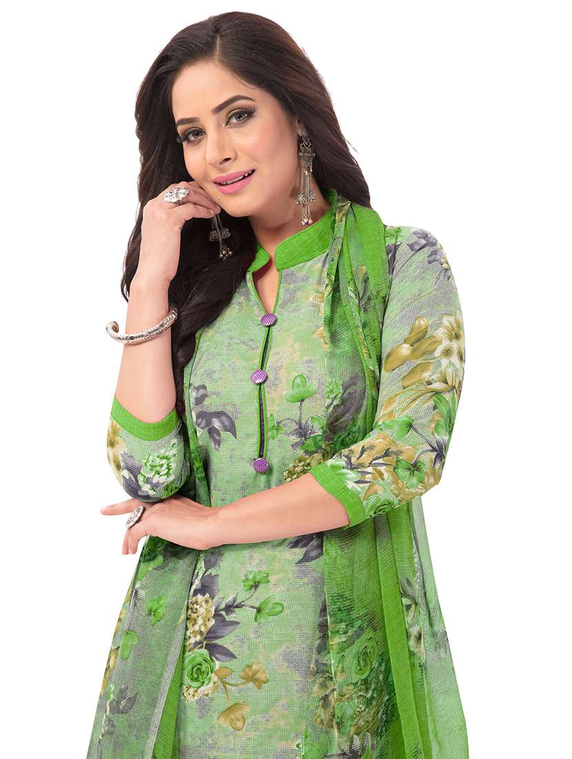 Printed Unstitched Suit