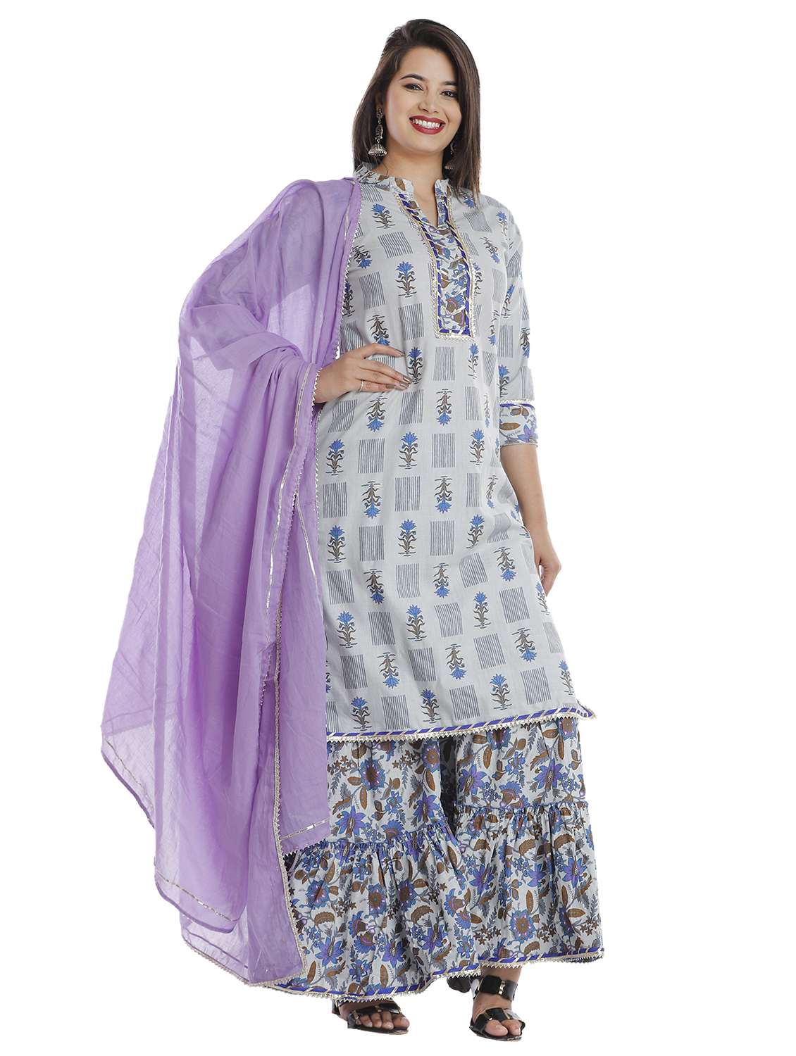 Lavana Kurta & Sharara Set
