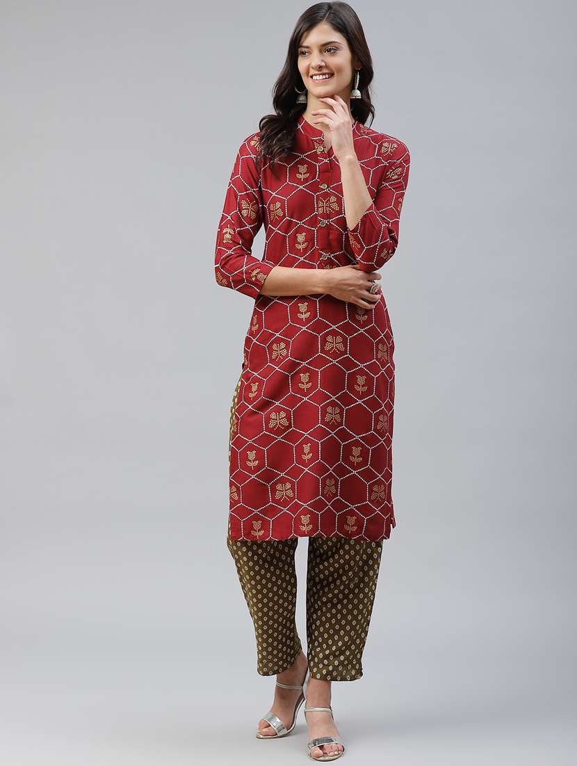 Printed Kurta Pant Set