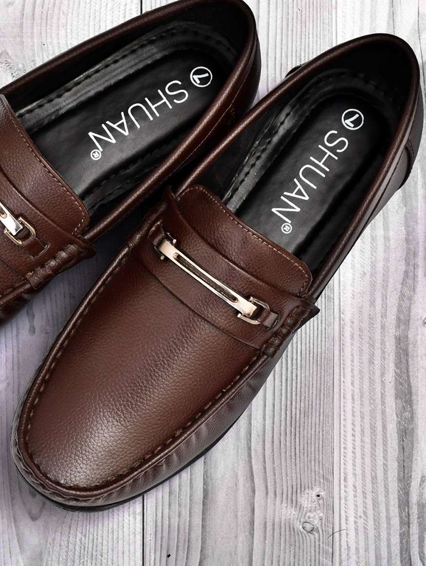 Men Slip On Horsebit Loafers