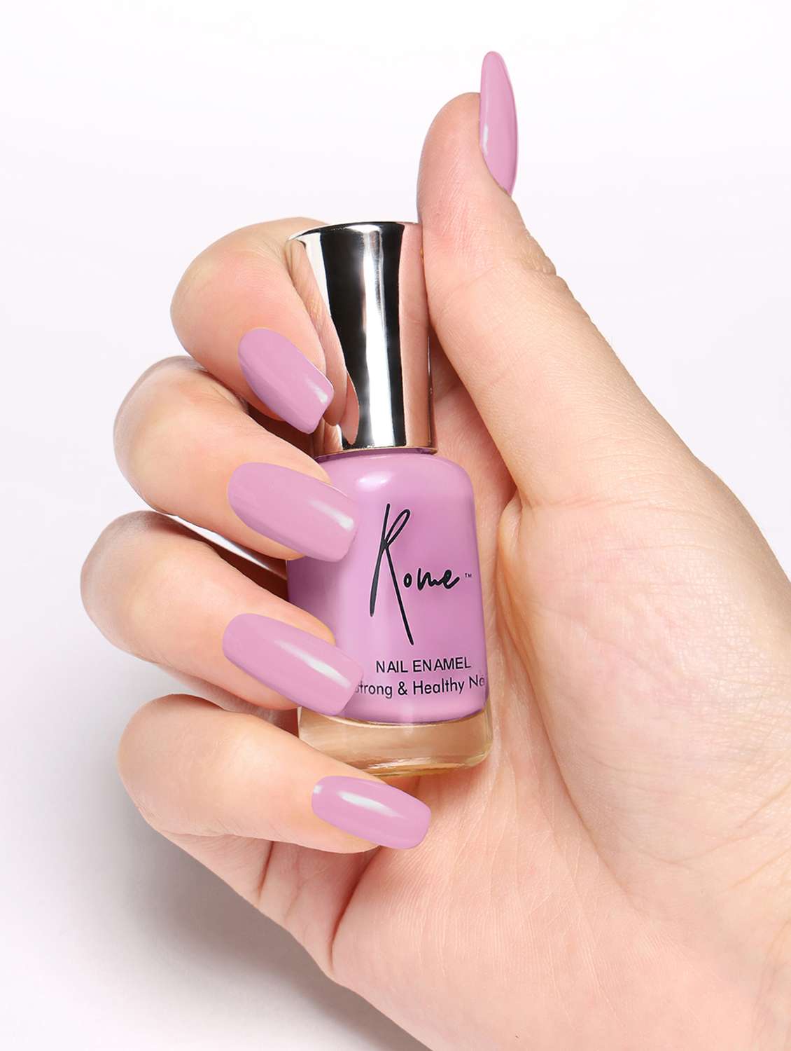 Set Of 3 Strong & Healthy Nail Enamel (Taffy Pink, Lilac & Violet Crush)