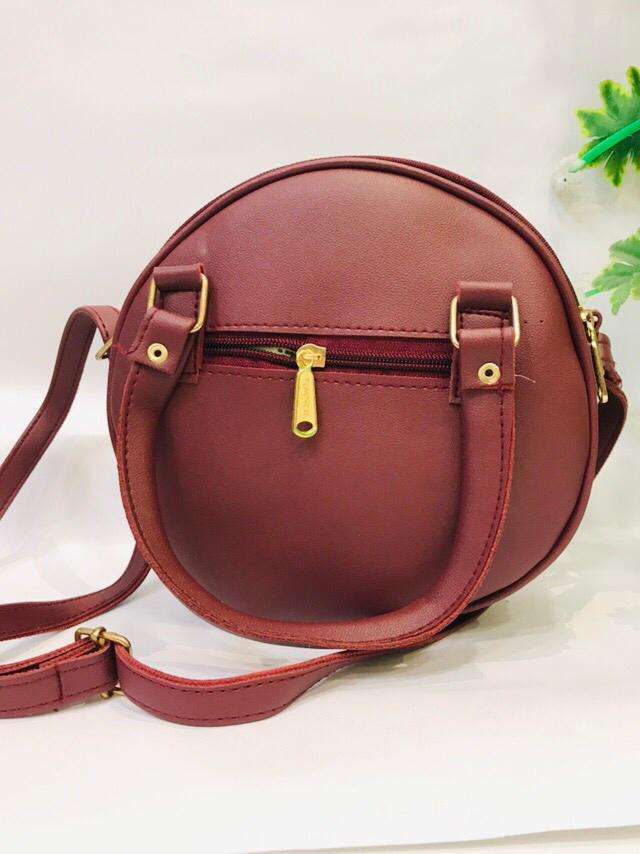 Buy online Brown Leatherette(pu) Sling Bag from bags for Women by