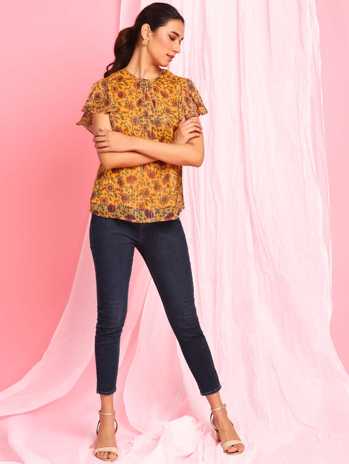 Women's Straight Round Neck Top