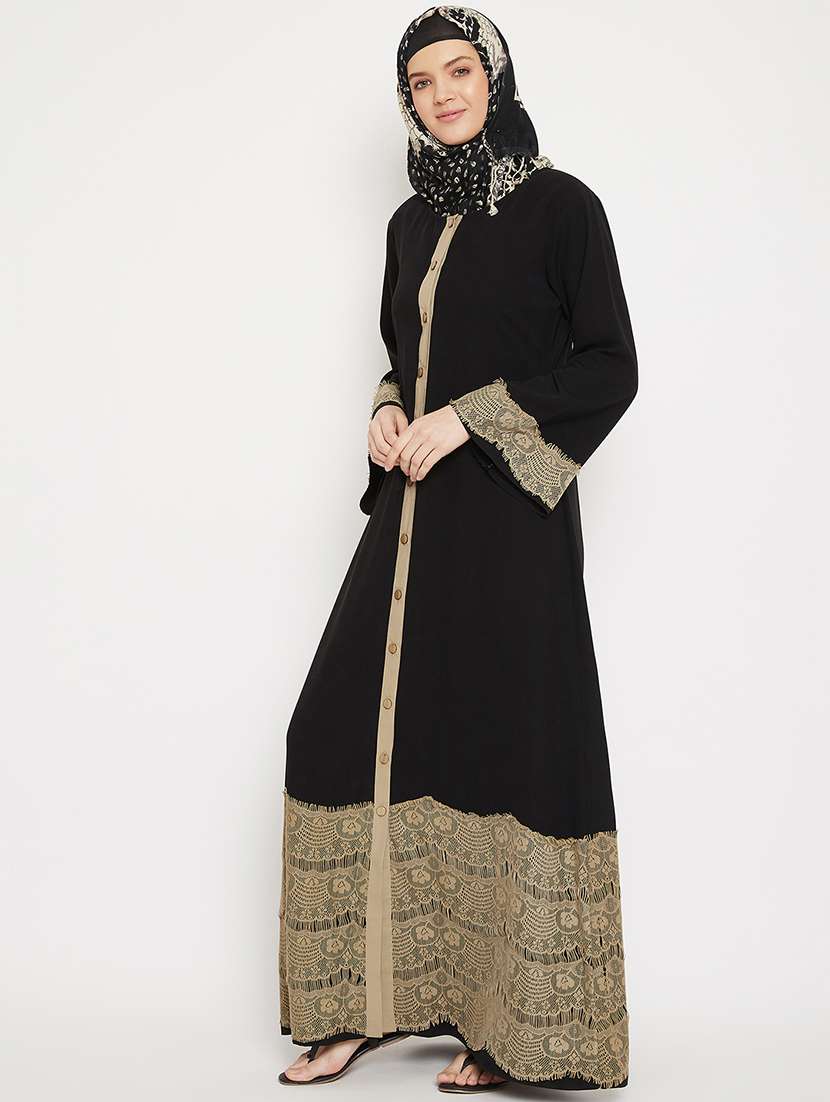 Solid A Line Cloaks & Abaya