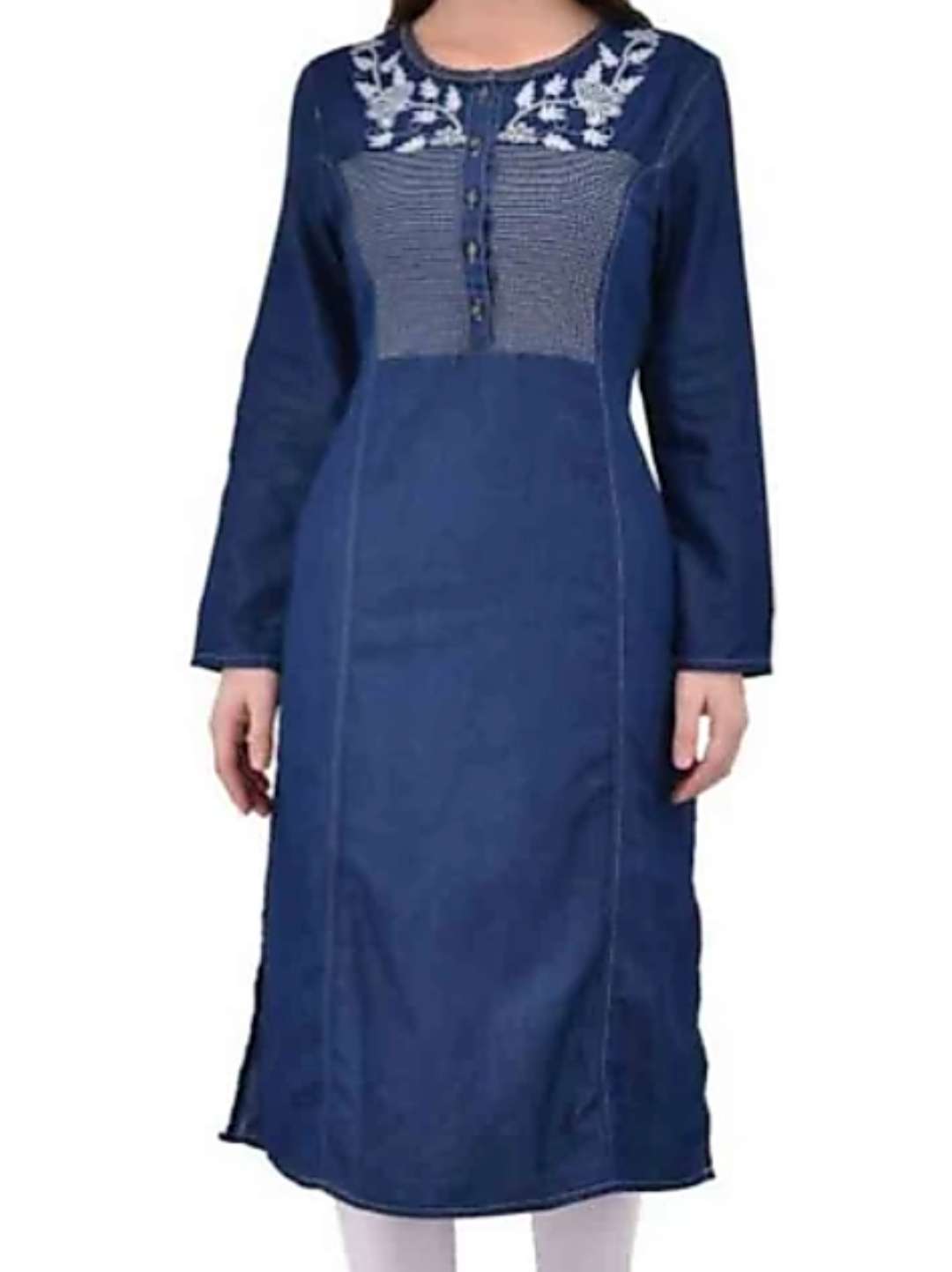 limeroad denim kurtis