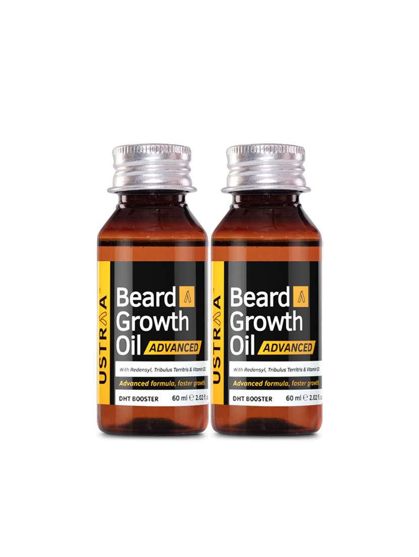 Ustraa Beard Growth Oil Advanced   60ml (Set Of 2)