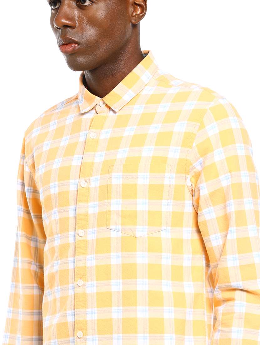 Checkered yellow shirt Clearance