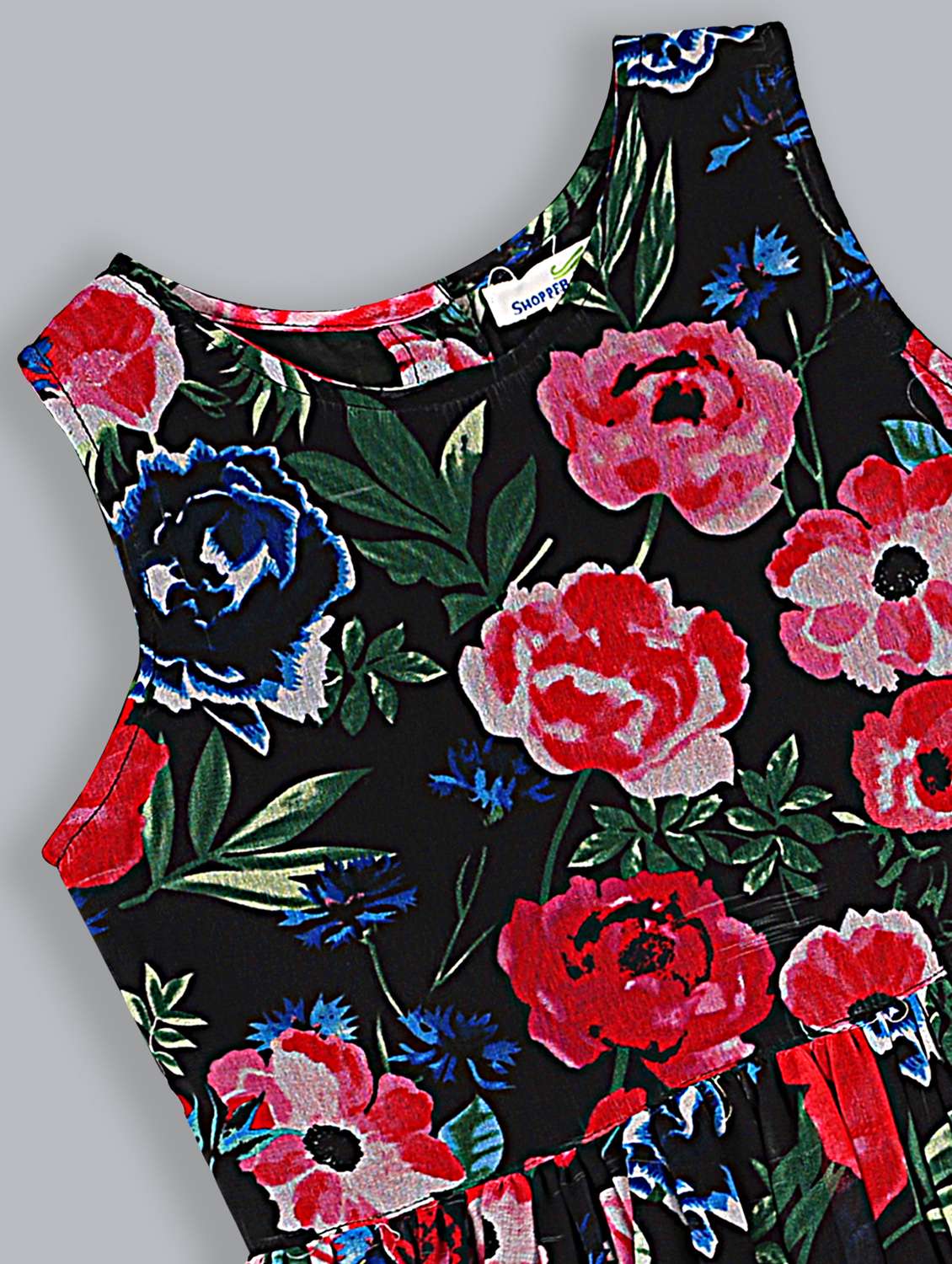 Black Floral Frock