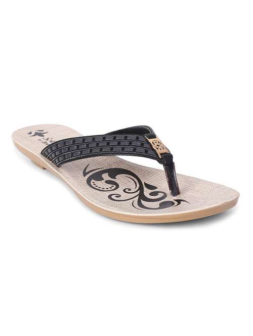Buy black footwear for women under 300 