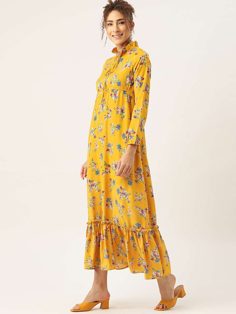 Women's Tiered Dress Floral Dress