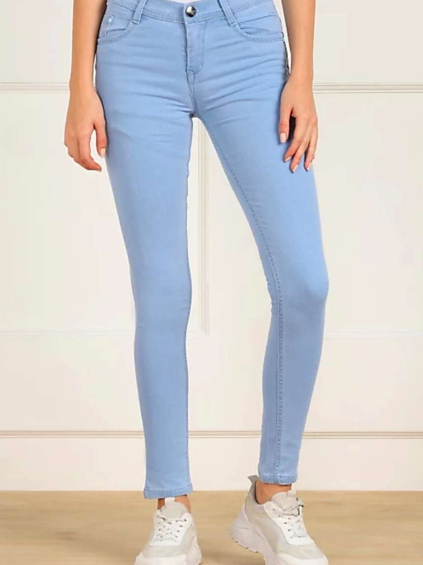 Buy online Dark Blue Khadi Cotton Jeans 