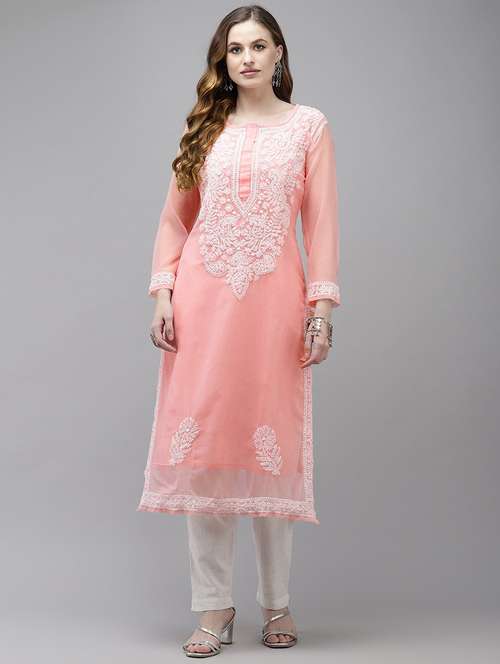 limeroad georgette kurtis
