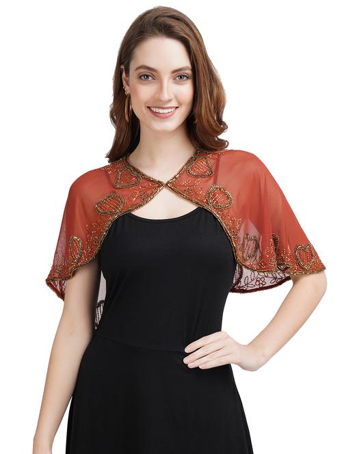 red embellished cape - 18138426 -  Standard Image - 0