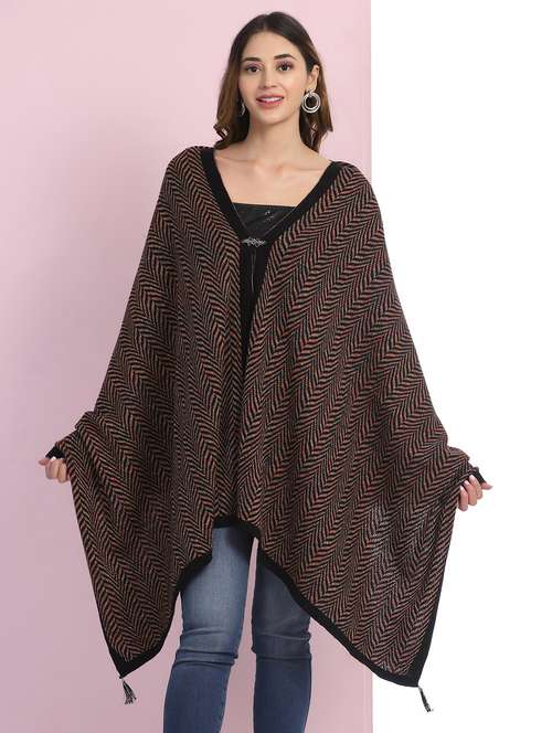 woolen poncho dress