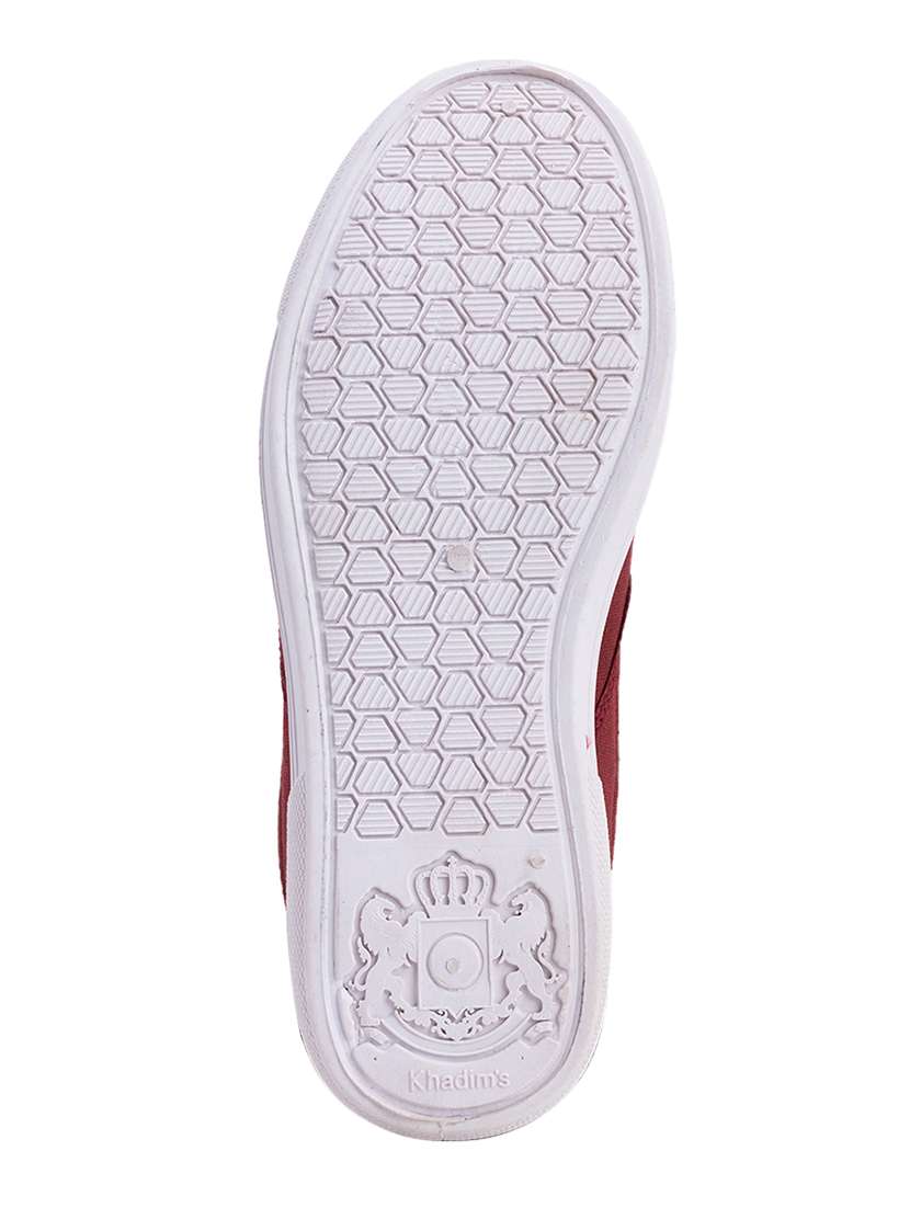 Buy online Red Canvas Shoes from Casual Shoes for Men by Pro for ₹391