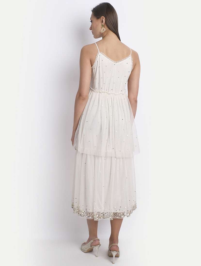 Women's Fit & Flare Midi Dress