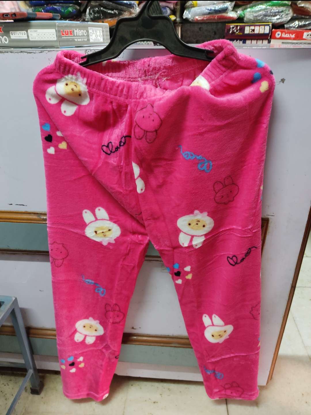 Ladies Woolen Lower Pink Color 