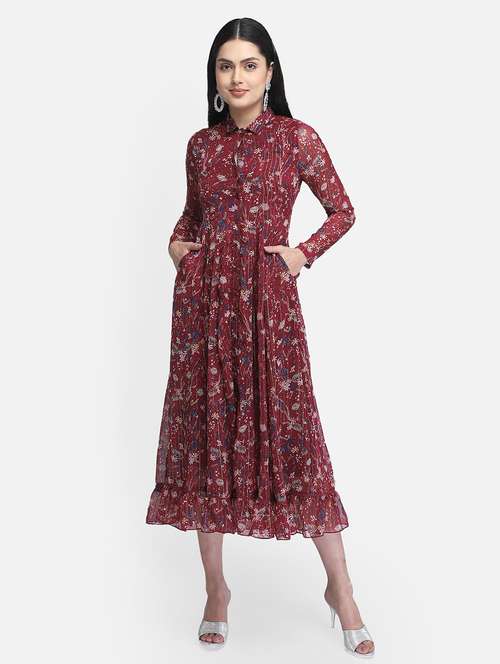 Buy Designer Long Dresses for Girls 